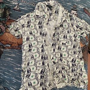 Dollar bill female shirt